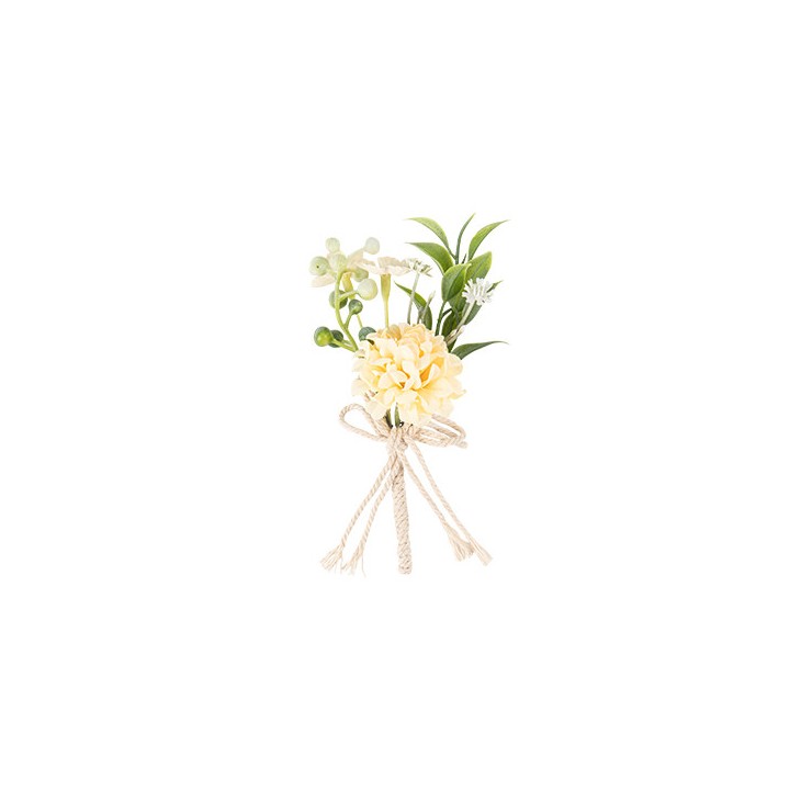 Mini bouquet hortensia et jasmin peche