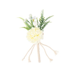 Mini bouquet hortensia et jasmin ivoire