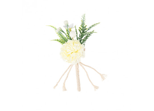 Mini bouquet hortensia et jasmin ivoire