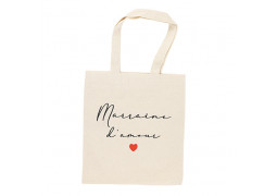 Tote bag marraine d'amour