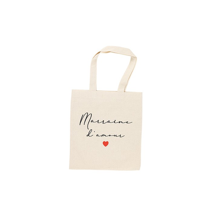 Tote bag marraine d'amour