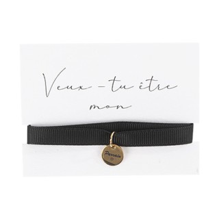 Bracelet medaillon veux tu etre mon parrain ?