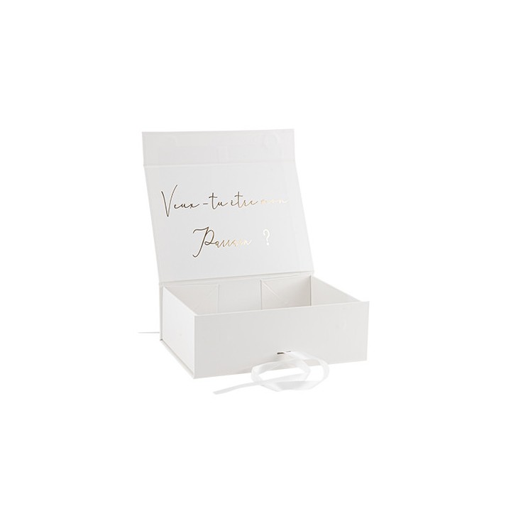 Boite cadeau veux tu etre mon parrain ?