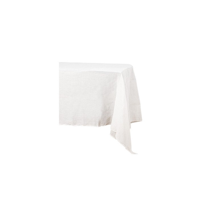Nappe tissu effet lin