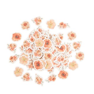 Confettis papier peachy x100