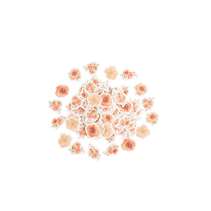 Confettis papier peachy x100