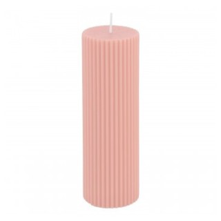 Bougie pilier cannelee rose water GM