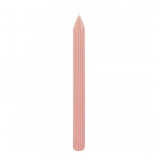 Bougie flambeau cannelee rose water x2