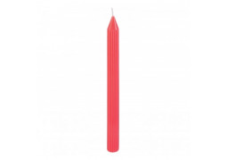 Bougie flambeau cannelee pink lady x2