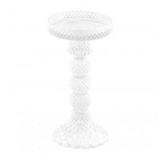 Porte bougie verre transparent macarena GM