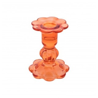 Bougeoir fleur tangerine