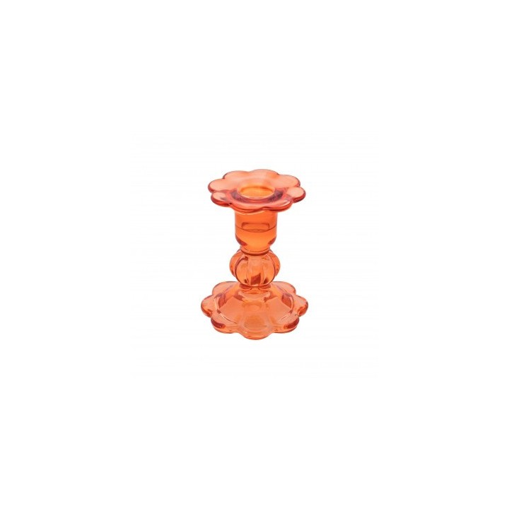 Bougeoir fleur tangerine