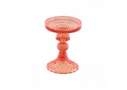 Porte bougie verre tangerine macarena PM