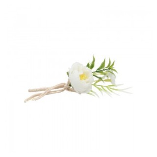Mini bouquet pivoine blanche