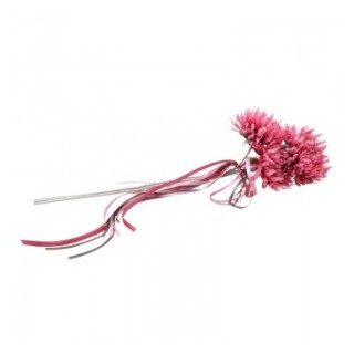 Bouquet 3 scabieuses fuchsia