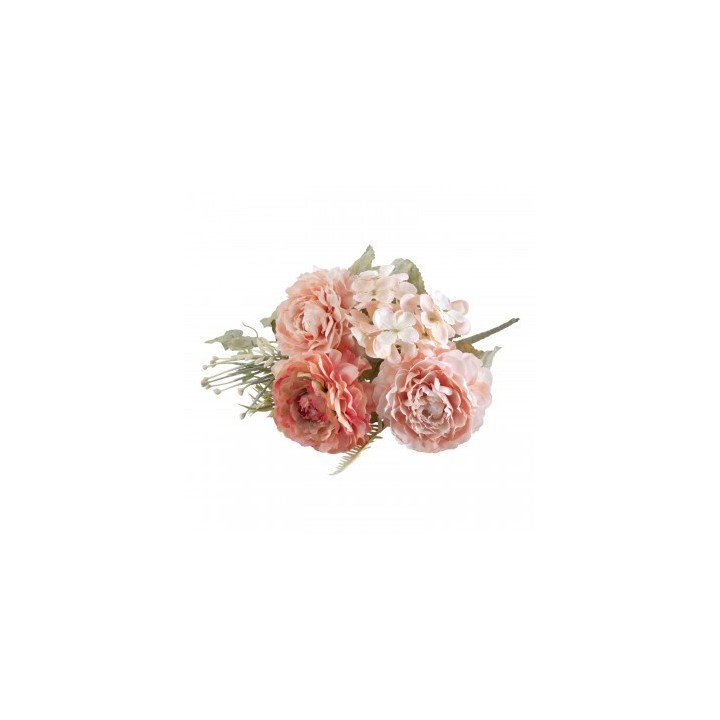 Bouquet 3 renoncules roses
