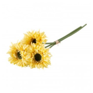 Bouquet 3 gerberas jaune