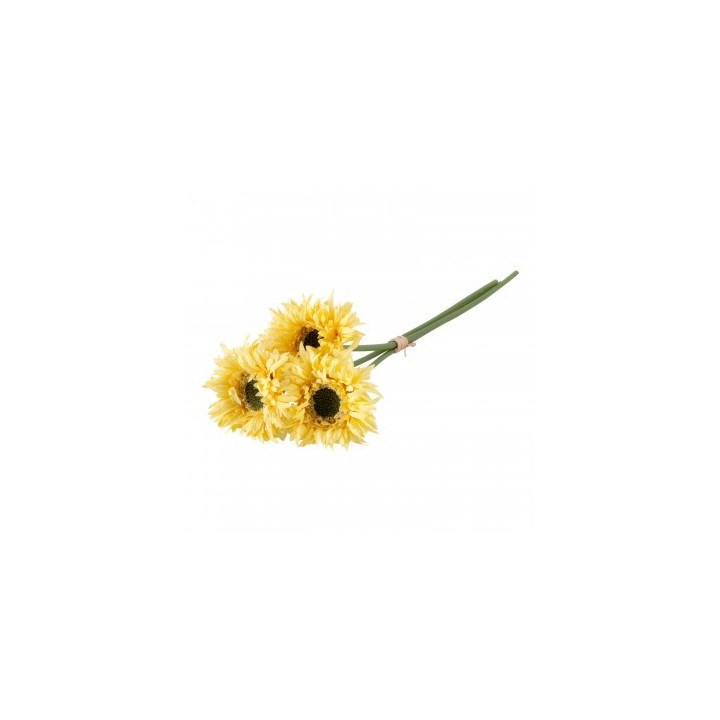 Bouquet 3 gerberas jaune
