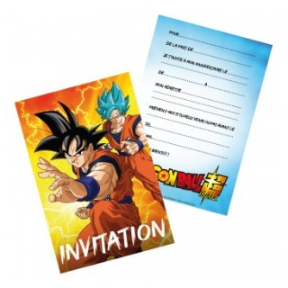 Invitations dragon ball z