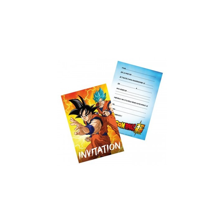 Invitations dragon ball z