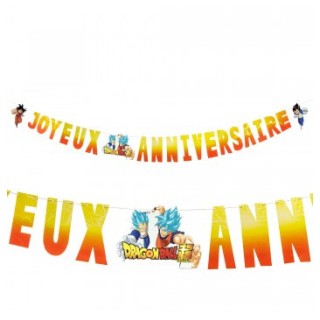 Guirlande anniversaire dragon ball z