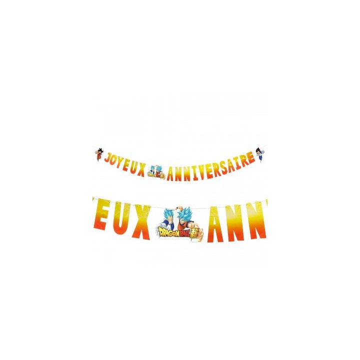 Guirlande anniversaire dragon ball z