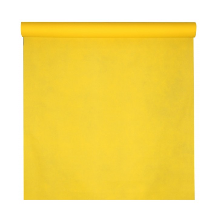 Nappe intissée jaune citron