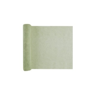 Chemin de table naturel olive