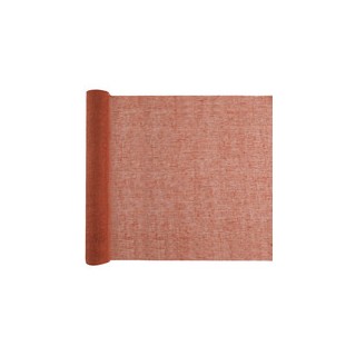 Chemin de table naturel terracotta