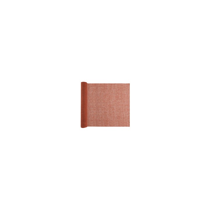 Chemin de table naturel terracotta