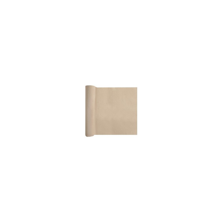Chemin de table crepe naturel