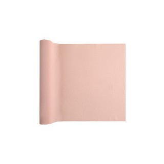Chemin de table crepe rose poudre