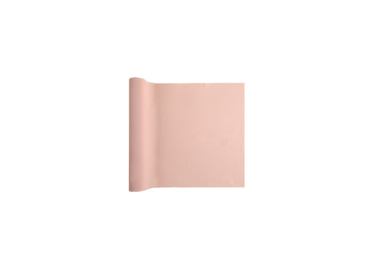 Chemin de table crepe rose poudre