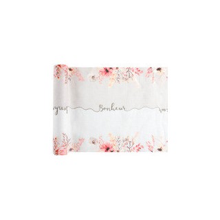 Chemin de table amour floral