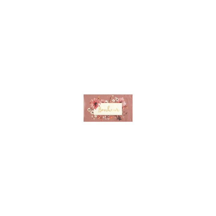 Serviettes amour floral x10