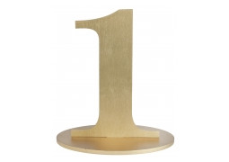 Marque table chiffre 1 or