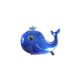 Ballon alu p'tit matelot baleine bleue