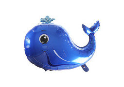 Ballon alu p'tit matelot baleine bleue