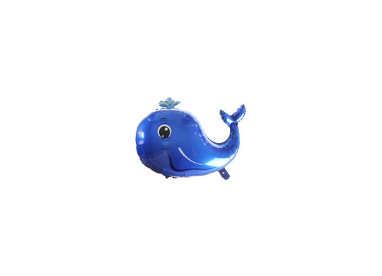 Ballon alu p'tit matelot baleine bleue