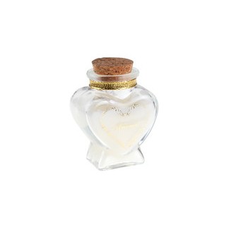 Bougie dans pot coeur amour