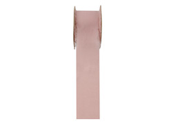 Ruban crepe rose poudre