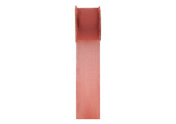 Ruban crepe terracotta