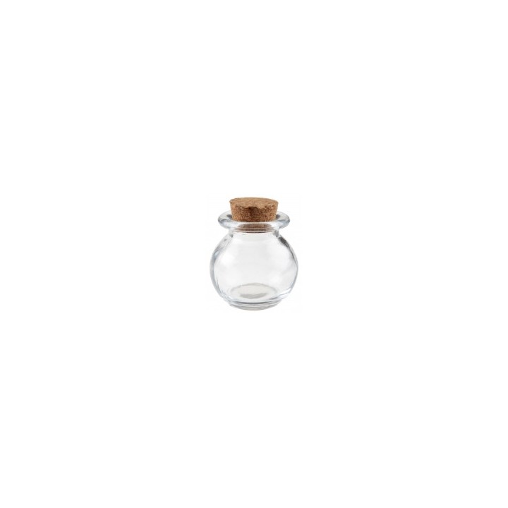 Pot rond transparent