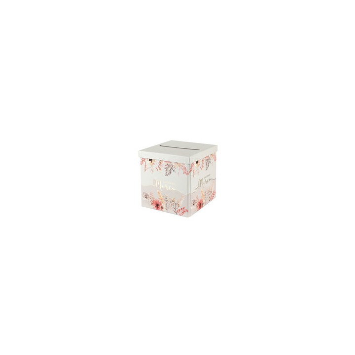 Tirelire amour floral