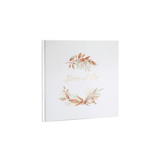 Livre d'or feuillage