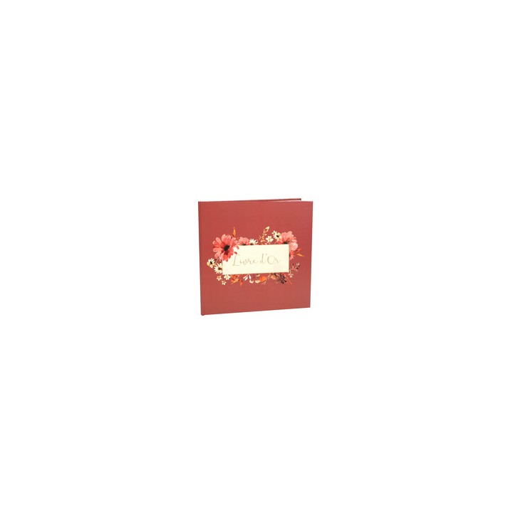 Livre d'or amour floral