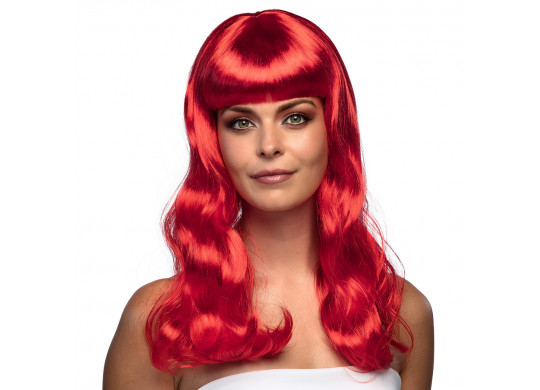 Perruque chique rouge Perruque chique rouge