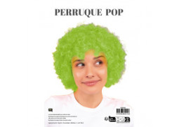 Perruque pop verte