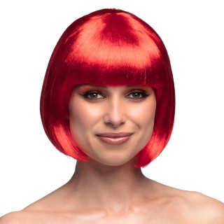 Perruque cabaret rouge