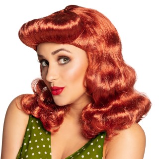 Perruque pin up roux